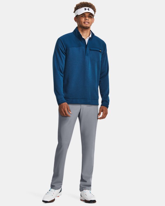 Maillot ½ zip UA Storm SweaterFleece pour homme, Blue, pdpMainDesktop image number 2